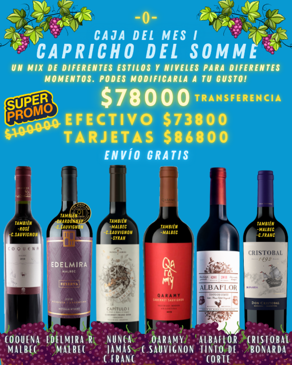 Producto - CAJA DEL MES - CAPRICHO DEL SOMMELIER I