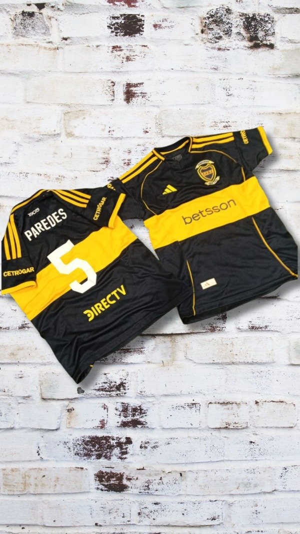 Producto - CAMISETA + SHORT BOCA JUNIOR TITULAR