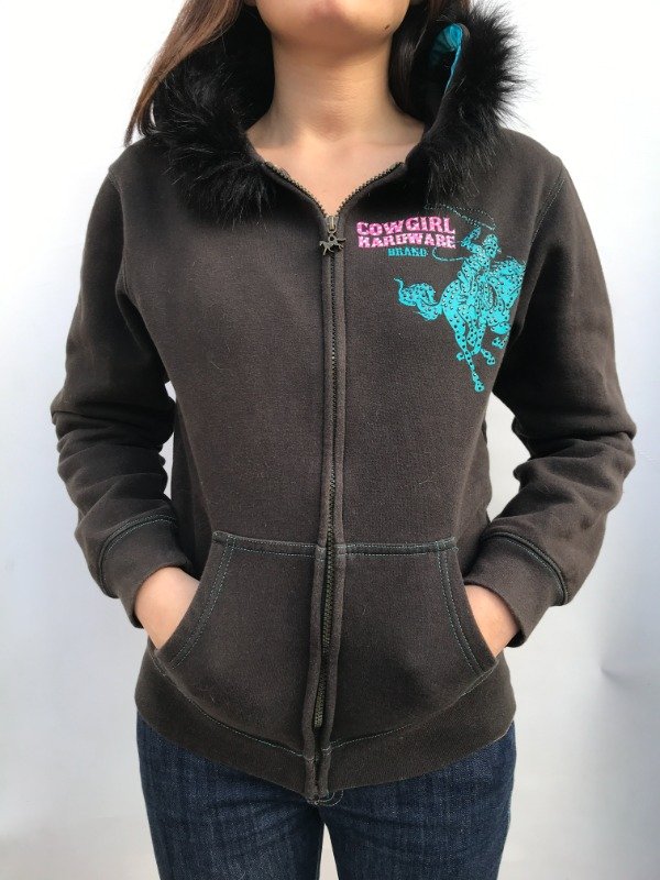 Producto - Fur graphic zip COWBOY GIRL - 7
