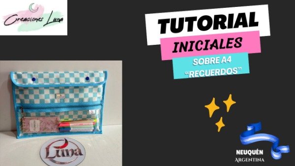 Producto - TUTORIAL INICIALES - Sobre A4 "Recuerdos"