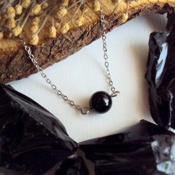 Producto - Collar Astro con Ónix Negro