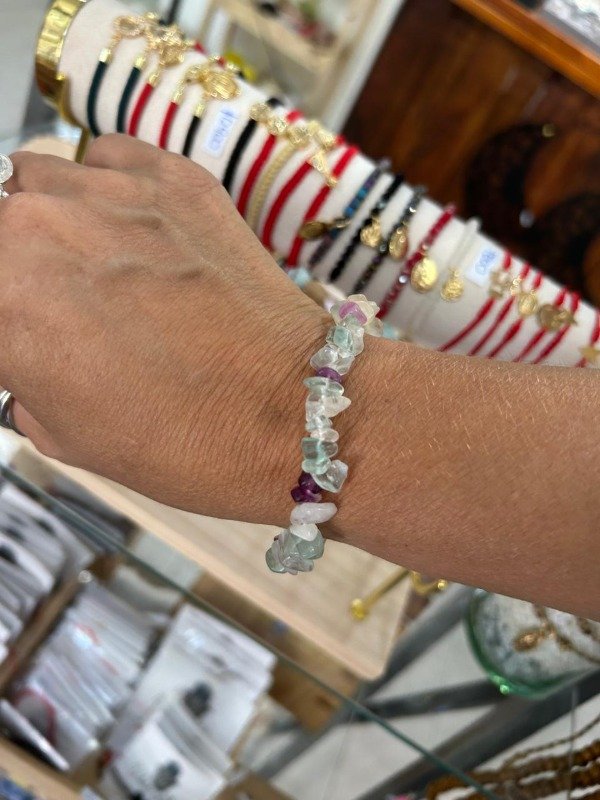 Producto - Pulsera Escallas Naturales Fluorita
