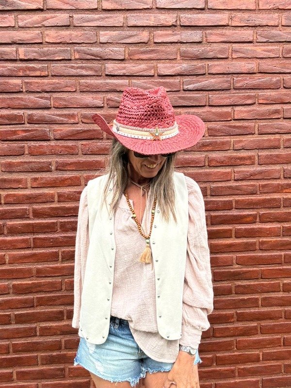 Producto - Chaleco Amal color crema