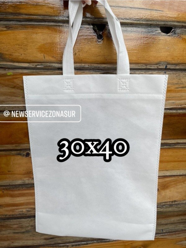 Producto - BOLSA FRISELINA ASA BLANCA 30X40