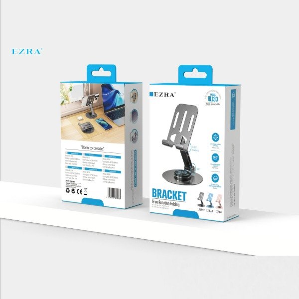 Producto - Soporte de Meza Metalizado Para Celular con Giro de 360 HL133.