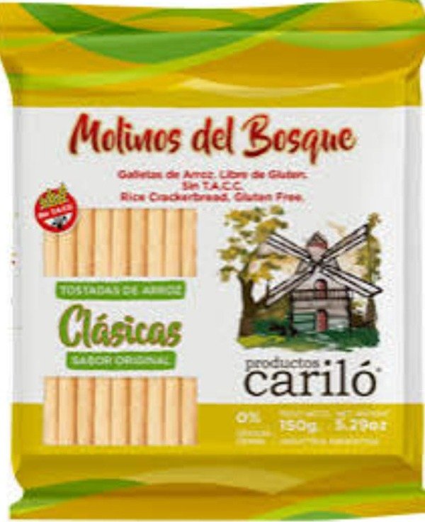Producto - GALLETITAS DE ARROZ CON SAL CARILO