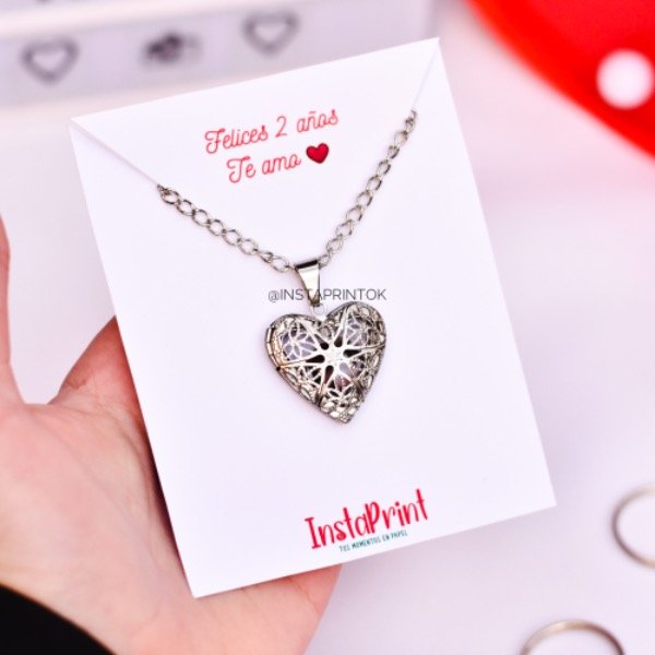 Producto - Collar Corazón calado 2