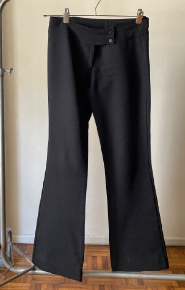 Producto - Pantalon negro semi oxford