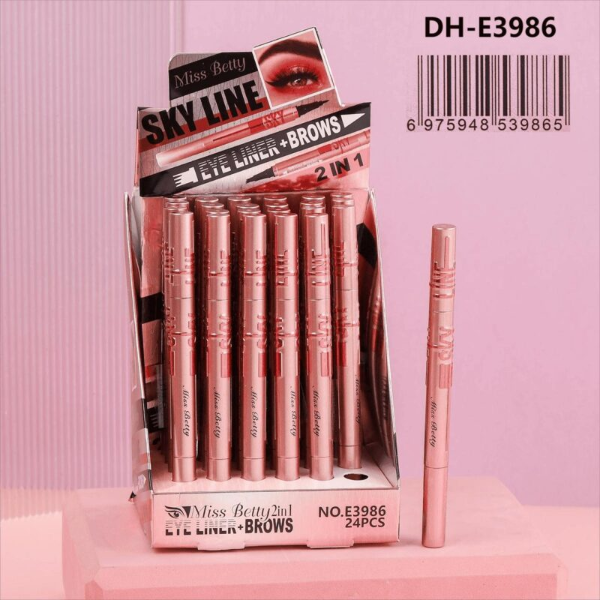 Producto - Delineador de ojos Miss Betty Sky Line 2 en 1 ojos y cejas