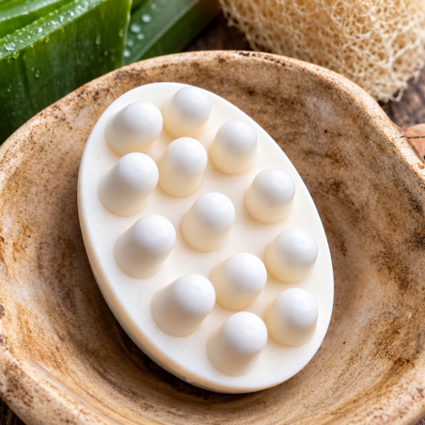 Producto - Jabón Masajeador Glicerina, Aloe Vera y Argán - 0