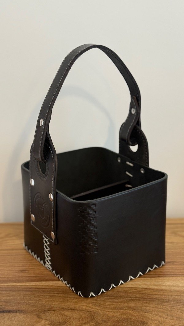 Producto - Canasta Matera cuadrada negra - 3