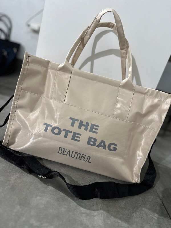 Producto - Bolso tote grande beige