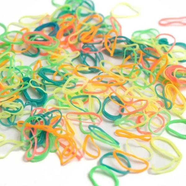 Producto - Colitas de silicona fluor