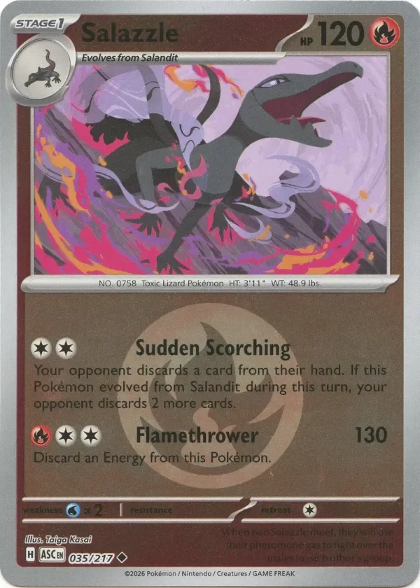 Producto - Salazzle (035/217) (Energy Symbol Pattern) [Mega Evolution: Ascended Heroes]