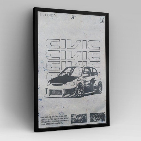 Producto - Cuadro Póster Honda Civic