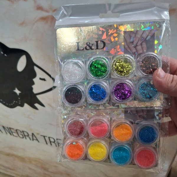 Producto - Gibre brillos x 8 colores
