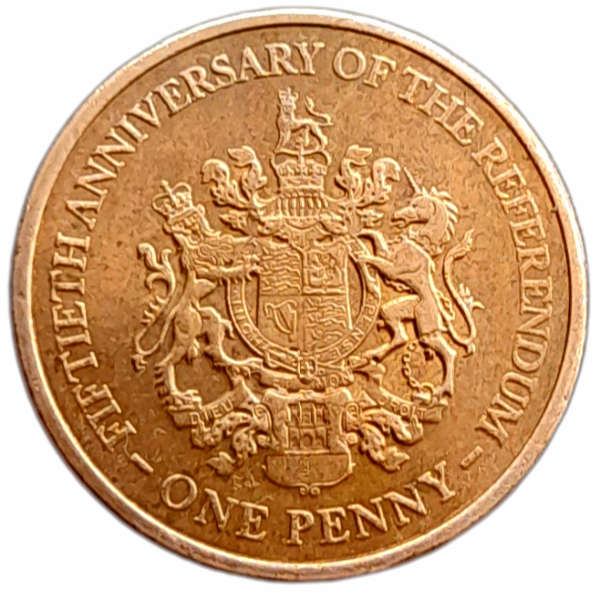 Producto - Gibraltar 1 Penny 2017 Referendum 1967 UC#117 VF