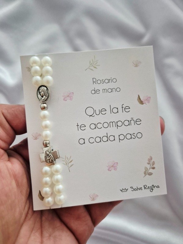 Producto - Rosario de Mano Perlas - 0