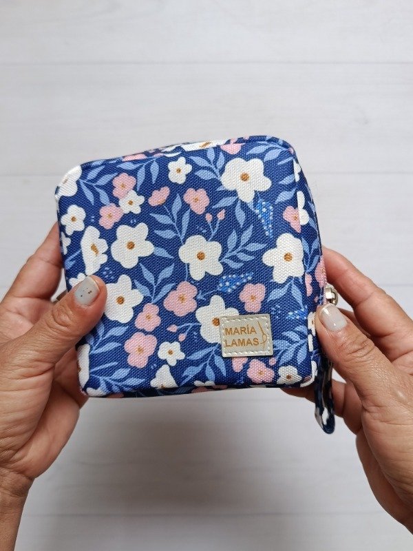 Producto - Estuche Cubic flores azules - 0
