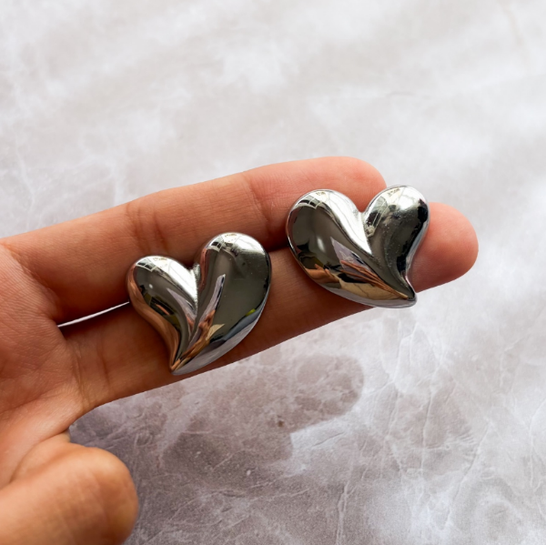 Producto - Aros corazón grande