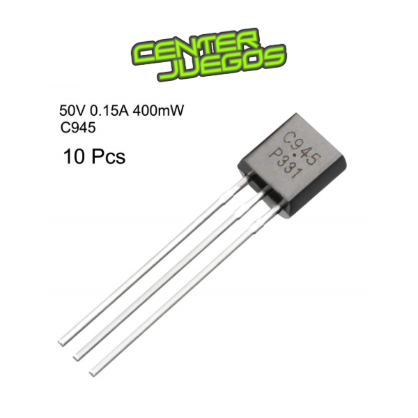 Producto - C945 TRANSISTOR PLÁSTICO ENCAPSULADO50V 0.15A 400MW 4008