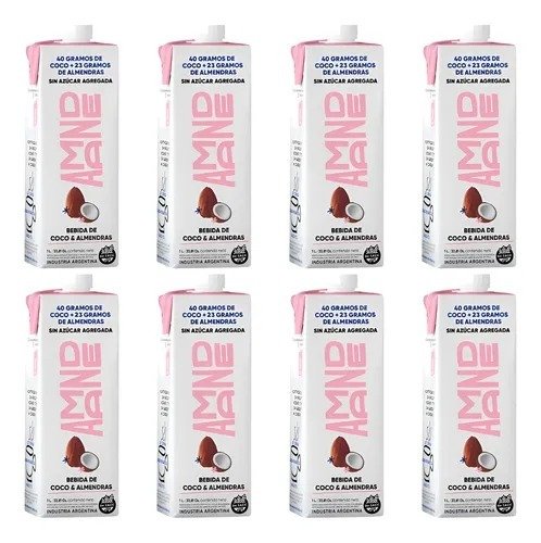 Producto - Caja Bebida Vegetal Amande de Coco y Almendra x 8 unidades
