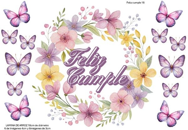 Producto - LAMINA FELIZ CUMPLE 18