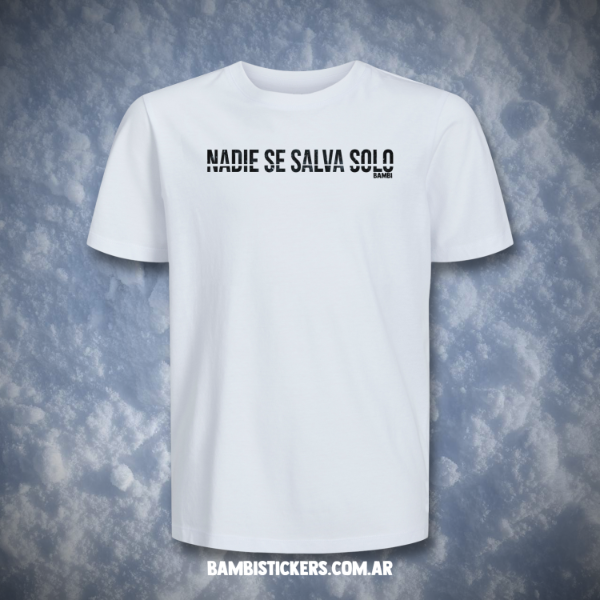 Producto - Remera Nadie se salva solo