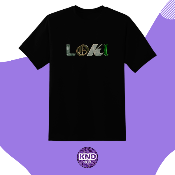 Remera loki logo dtf