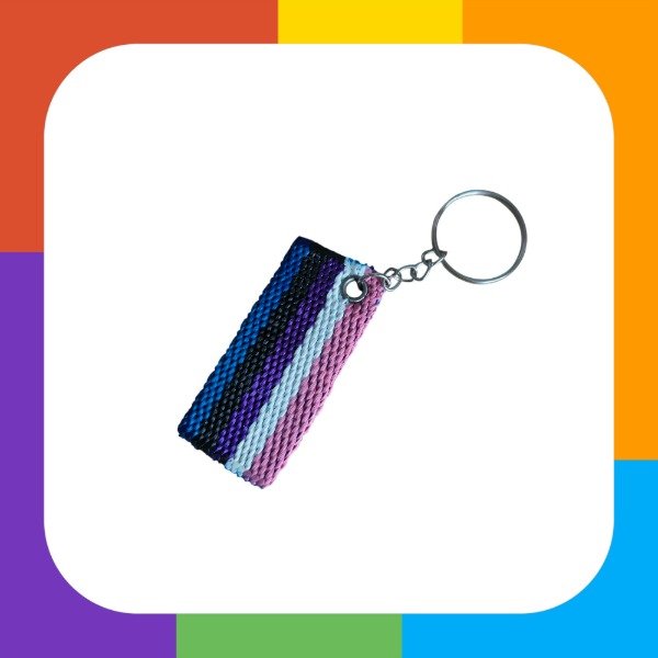 Producto - Llavero Bandera Genero Fluido