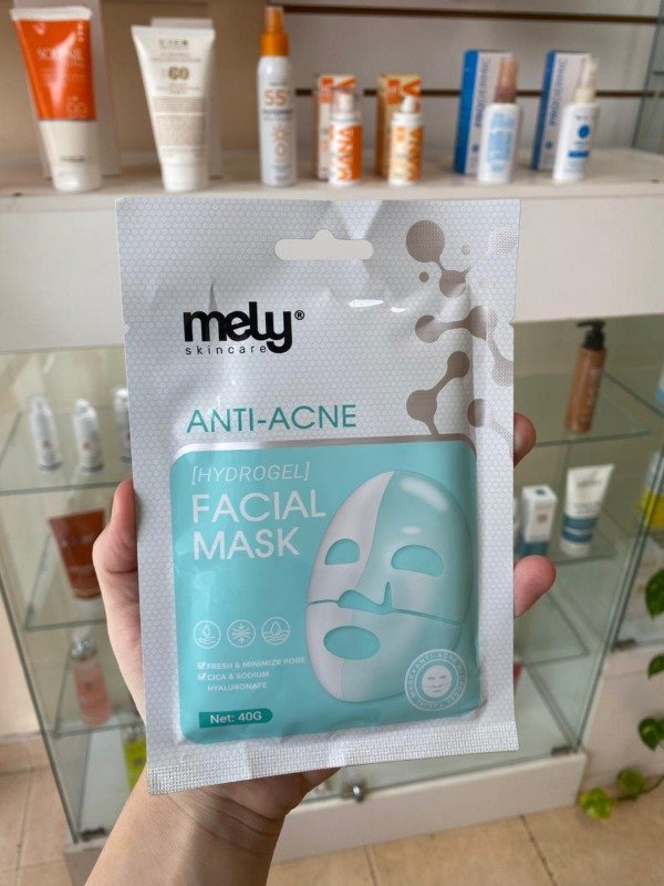 Producto - Mascarilla Facial de hydrogel ANTI - ACNE. Mely
