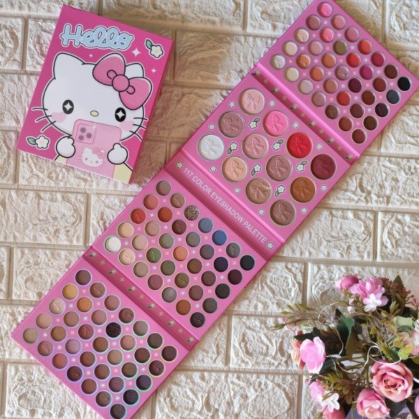 Producto - Paleta de sombras hello Kitty 117 colores