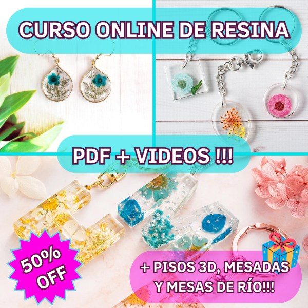 Producto - CURSO ONLINE DE RESINA - CURSO PDF