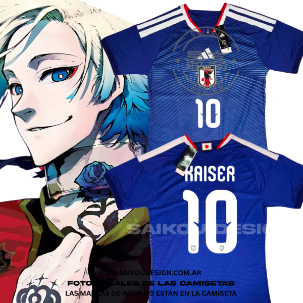Producto - Camiseta Japon Titular FIFA Azul 2026 x BLUE LOCK - KAISER - Importada