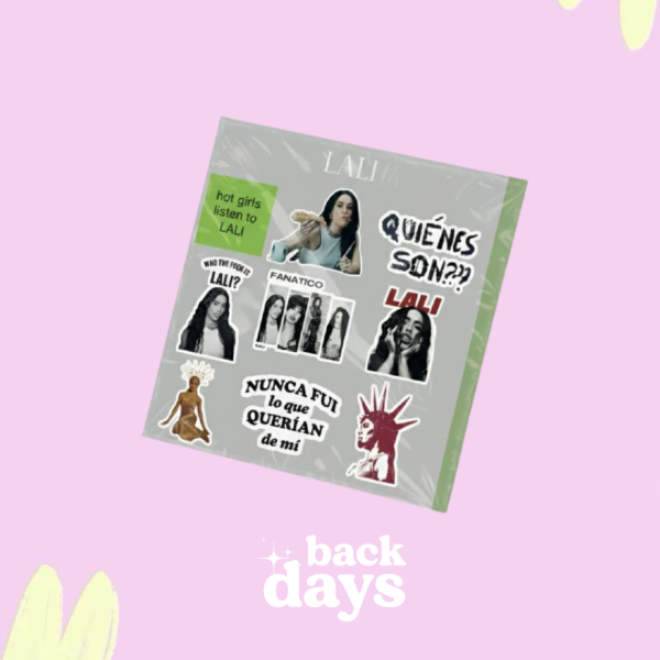 Producto - Plancha de Sticker Inspirada Lali