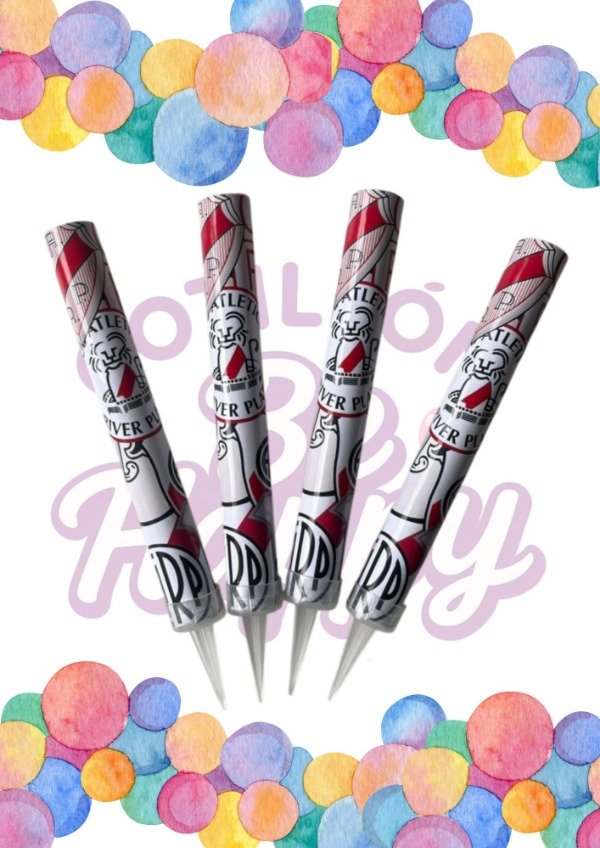 Producto - Bengalas de River Escudos Históricos x4un
