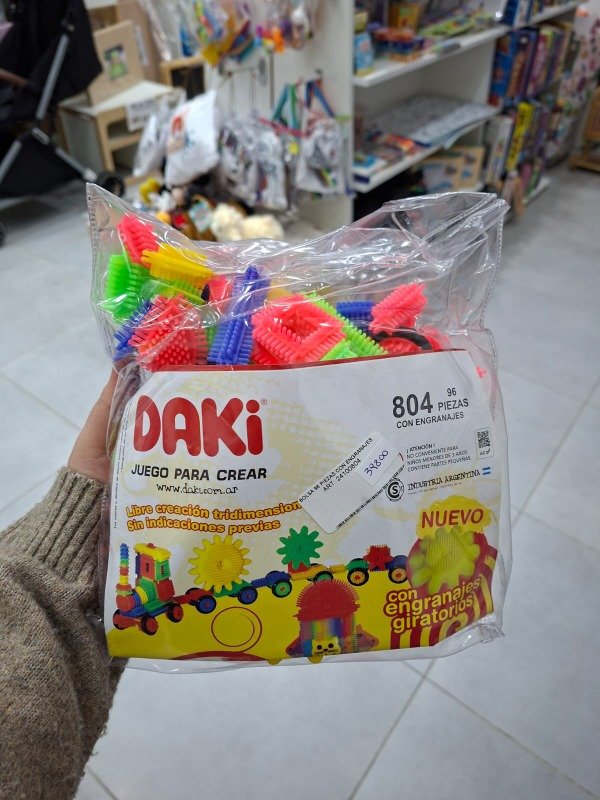 Producto - Daki c/Engranajes Giratorios 96 pzas