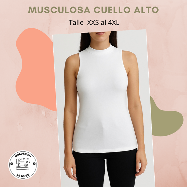 Producto - Musculosa cuello alto