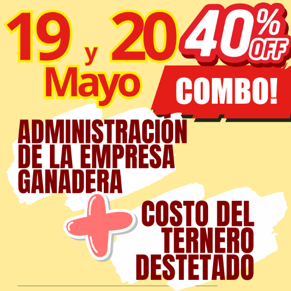 Producto - COMBO 2 CURSOS: Administración Ganadera + Costo del Ternero