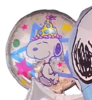 Producto - Snoopy - Circulo 18" Plateado