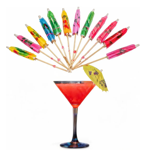 Producto - Paraguitas De Papel Sombrillita para Coktail x12 - 0