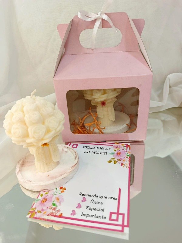 Producto - Vela bouquet + posavela