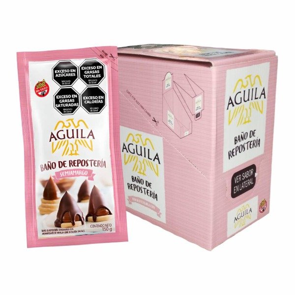 Producto - Baño aguila sachet semiamargo sin tacc x150 gr