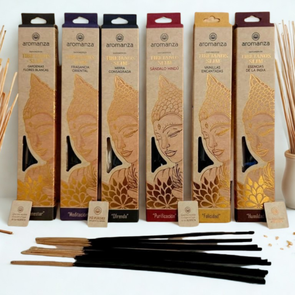 Producto - Sahumerios Tibetanos Slim Aromanza x10u