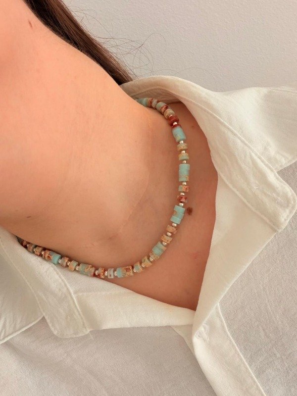 Producto - Collar Matu - Larimar Dona - 0