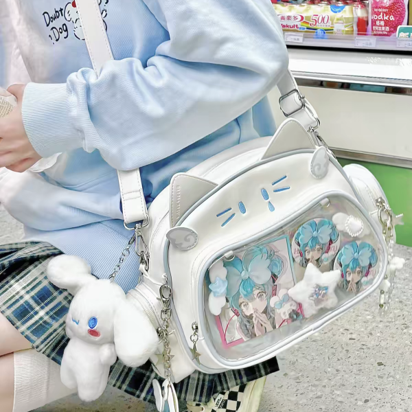 Producto - Mochila Morral Neko Y2K Blue - 3