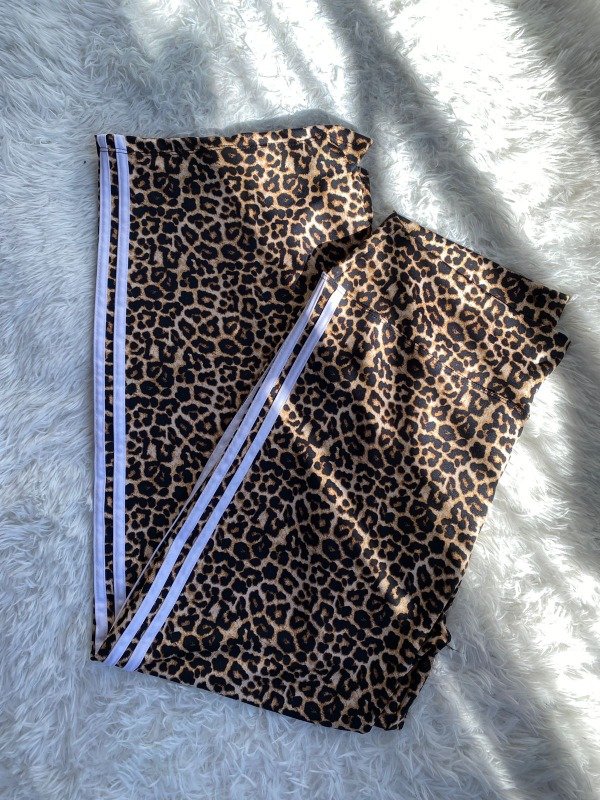 Producto - Calza ANIMAL PRINT Lineas Lycra Ancha Tiro Alto 6 al 10