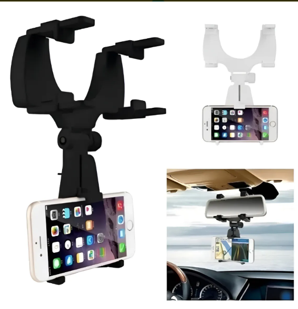 Producto - Soporte Celular Auto Porta Celular Auto Retrovisor Universal