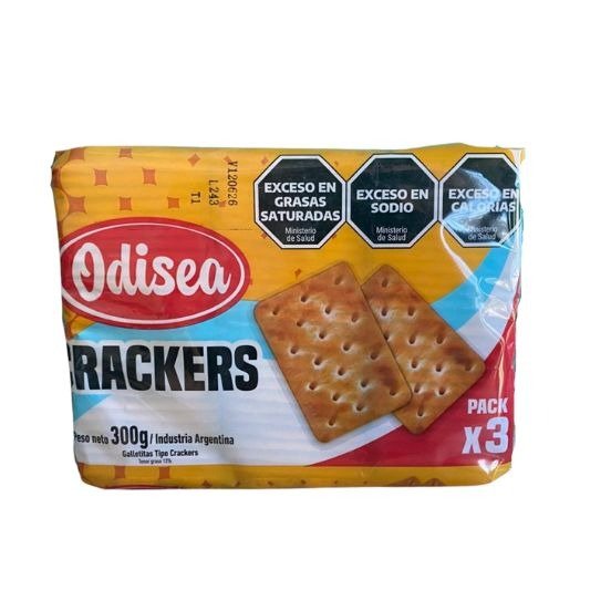 Producto - Galletas Crackers Tripack x300grs (Odisea)
