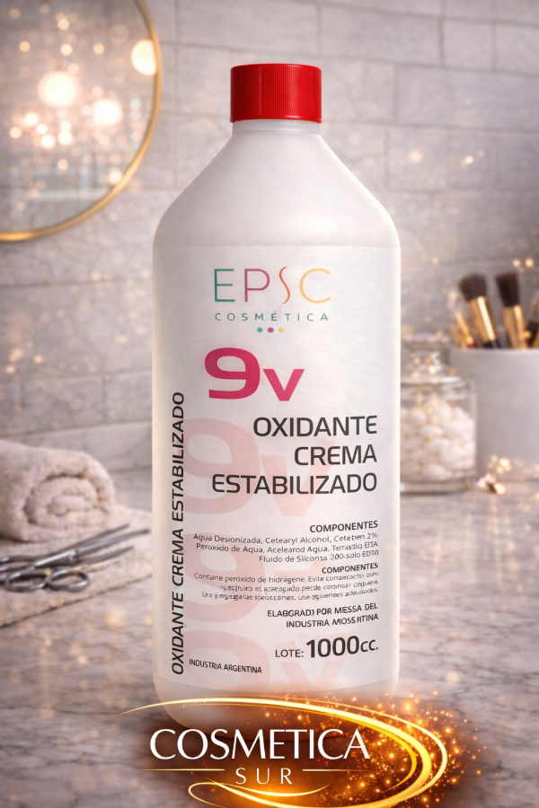 Producto - revelador en crema de 9 volúmenes epic x 1000 ml